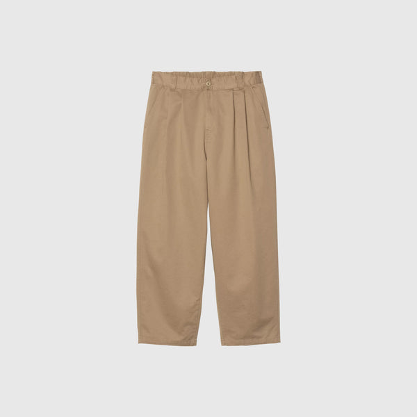 Carhartt WIP Marv Pant - Leather Stone Washed - Front