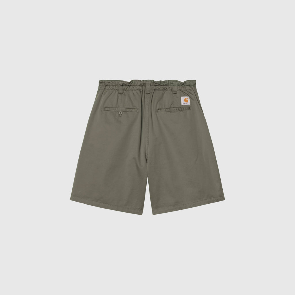 Carhartt WIP Marv Short - Leaf Stone Washed - Back