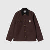 Carhartt WIP Michigan Coat - Tobacco / Black Rigid (Winter) - Front