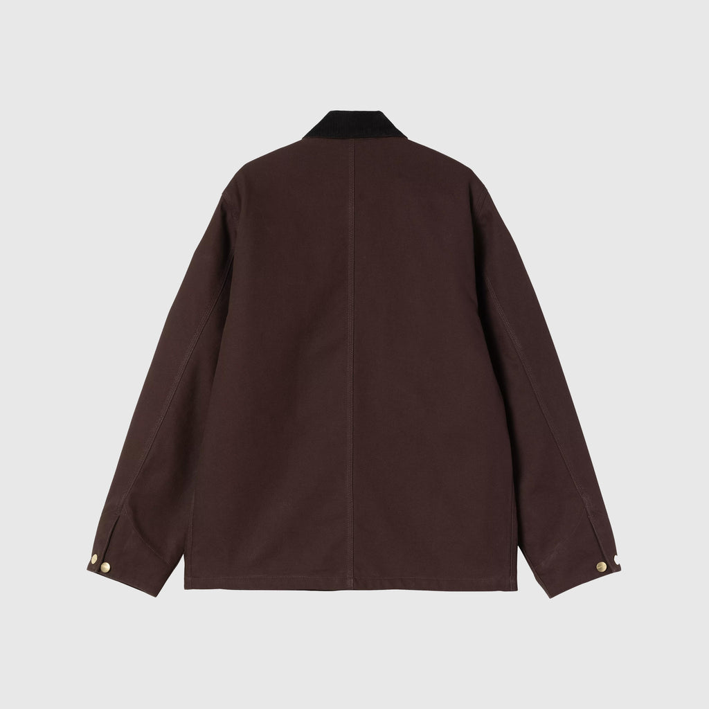 Carhartt WIP Michigan Coat - Tobacco / Black Rigid (Winter) - Back