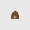 Carhartt WIP Mini Watch Hat Keychain - Hamilton Brown - Front