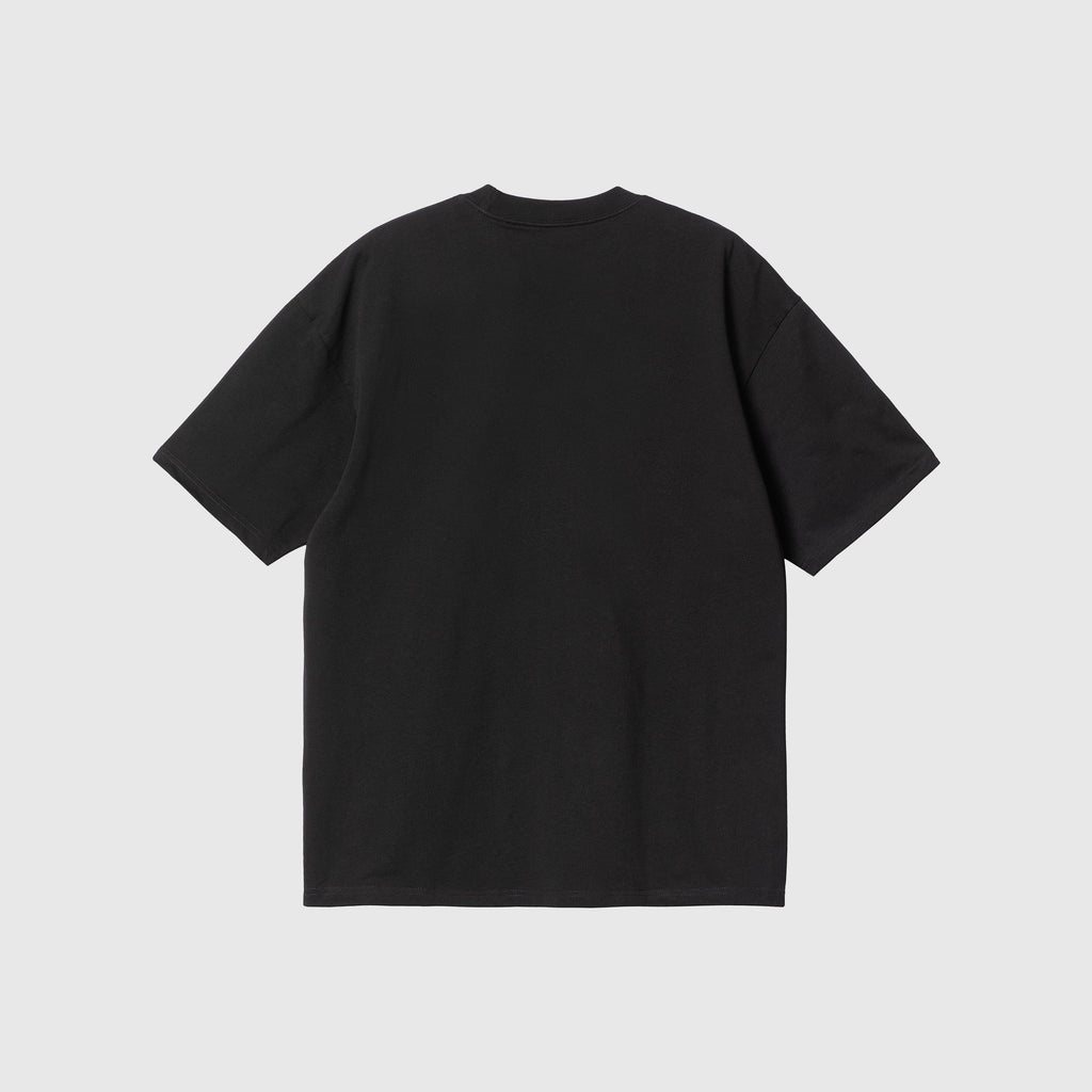 Carhartt WIP Mist Tee - Black / Wax - Back