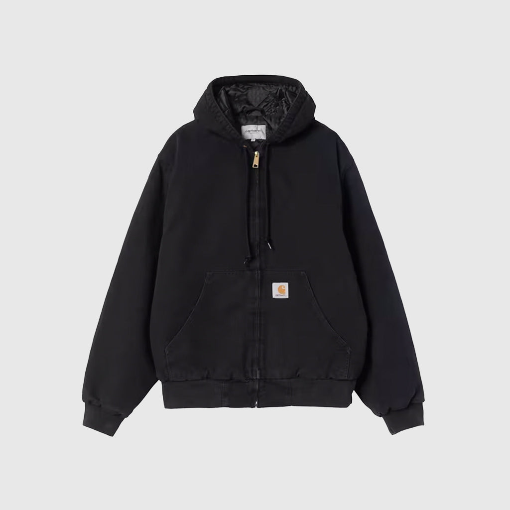 Carhartt WIP OG Active Jacket - Black Stone Canvas - Front