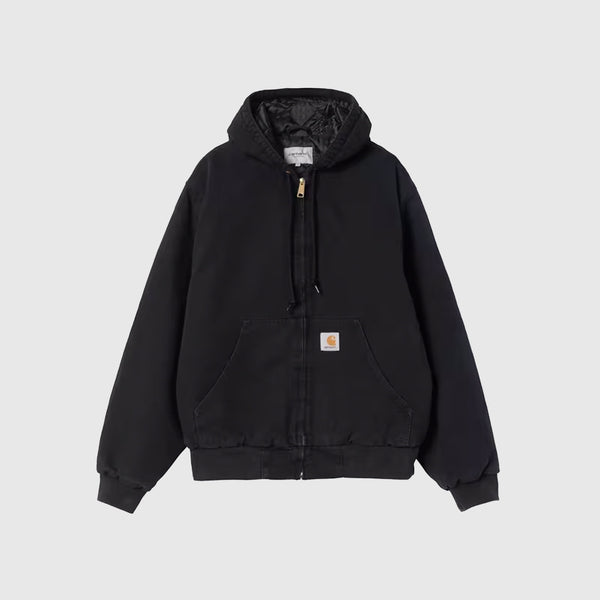 Carhartt WIP OG Active Jacket - Black Stone Canvas - Front