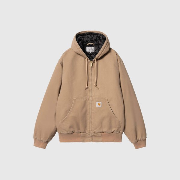 Carhartt WIP OG Active Jacket - Peanut Aged Canvas - Front