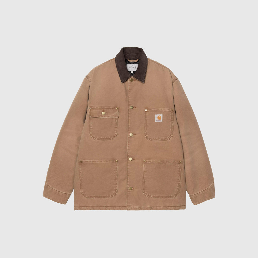 Carhartt WIP OG Chore Coat - Hamilton Brown / Tobacco Stone Canvas - Front