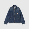 Carhartt WIP OG Detroit Jacket - Blue Dark Used Wash - Front