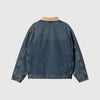 Carhartt WIP OG Detroit Jacket - Blue / Dusty H Brown Worn Used Wash - Back