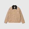 Carhartt WIP OG Detroit Jacket - Peanut / Black Aged Canvas - Front