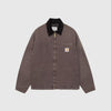 Carhartt WIP OG Detroit Jacket - Tobacco / Black Stone Canvas - Front