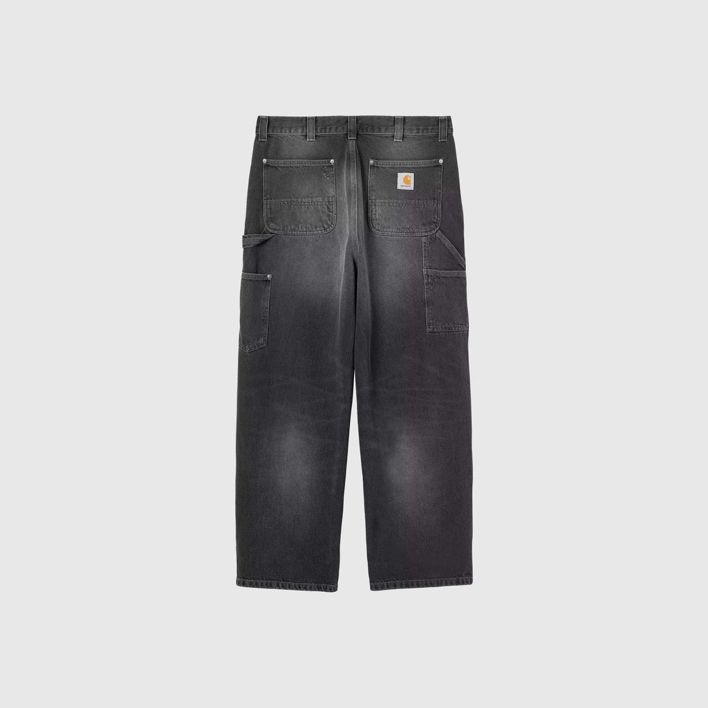Carhartt WIP OG Double Knee Pant - Black Grind Wash - Back