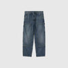 Carhartt WIP OG Double Knee Pant - Blue Grind Wash - Front
