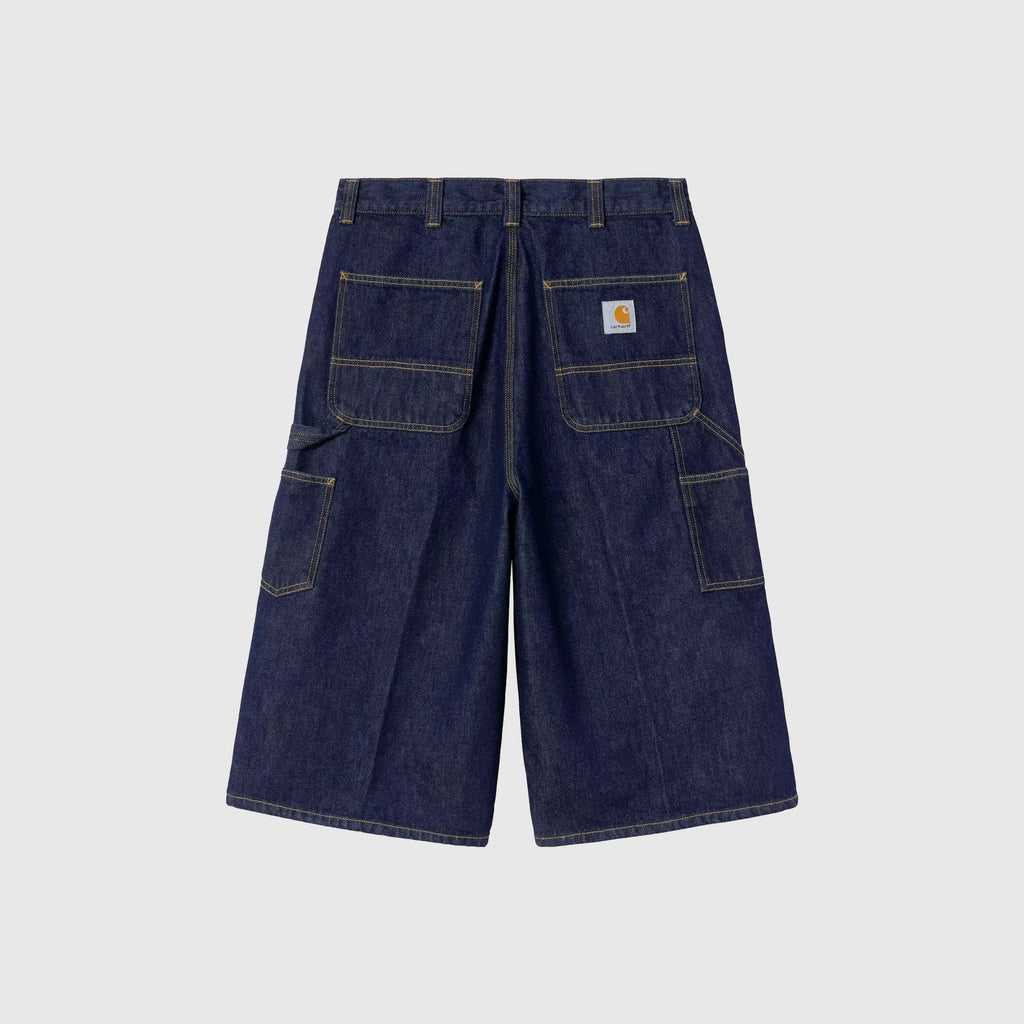 Carhartt WIP OG Double Knee Short Long - Blue Rinsed - Back
