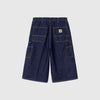 Carhartt WIP OG Double Knee Short Long - Blue Rinsed - Back