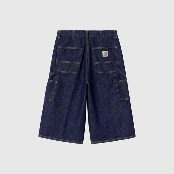Carhartt WIP OG Double Knee Short Long - Blue Rinsed - Back