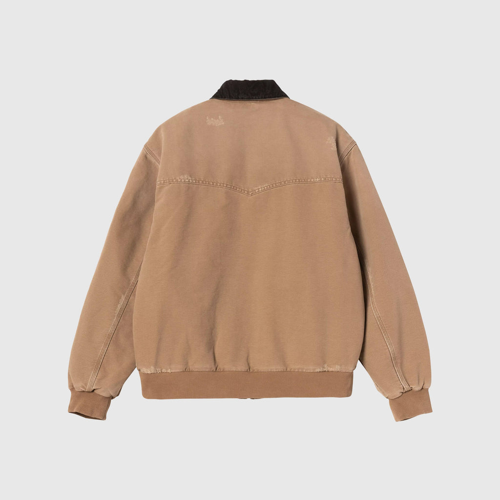Carhartt WIP OG Santa Fe Jacket - Hamilton Brown / Tobacco Grind Wash - Back