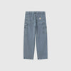 Carhartt WIP OG Single Knee Pant - Black / Blue Fog Garment Dyed - Back