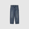 Carhartt WIP OG Single Knee Pant - Blue Dark Used Wash - Front