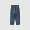 Carhartt WIP OG Single Knee Pant - Blue Dark Used Wash - Back