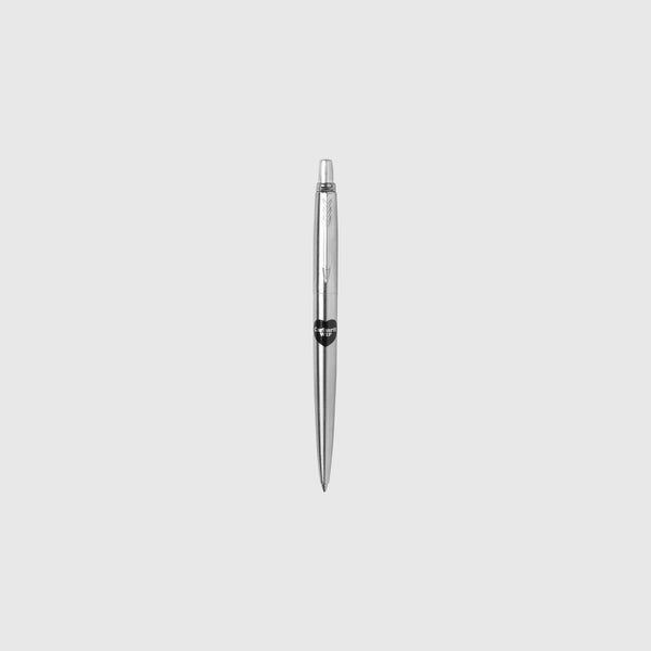 Carhartt WIP Parker Jotter Heart Ballpen - Silver - Front