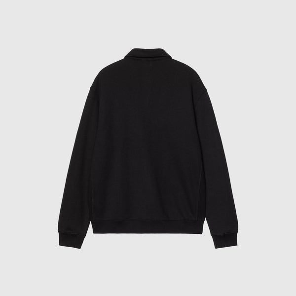 Carhartt WIP Polo Sweat - Black - Back