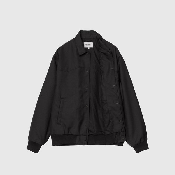 Carhartt WIP Ray Jacket - Black Rigid - Front Open