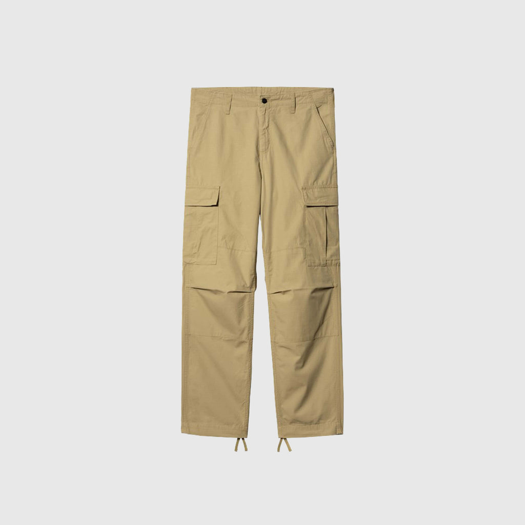 Carhartt WIP Regular Cargo Pant - Agate Rinsed - Front