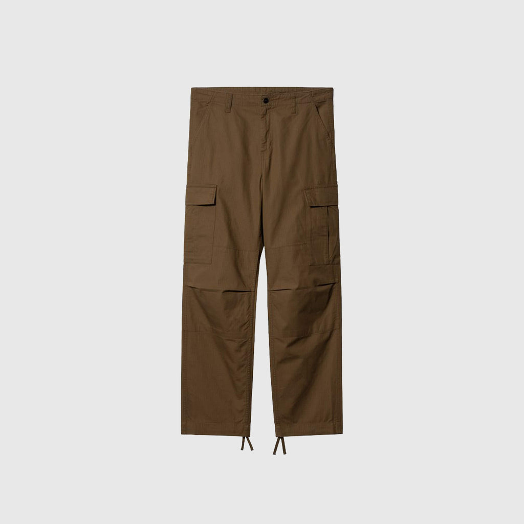 Carhartt WIP Regular Cargo Pant - Lumber Rinsed - Front