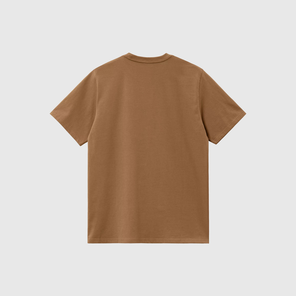 Carhartt WIP SS American Script Tee - Hamilton Brown - Back