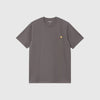 Carhartt WIP SS American Script Tee - Porphyry - Front