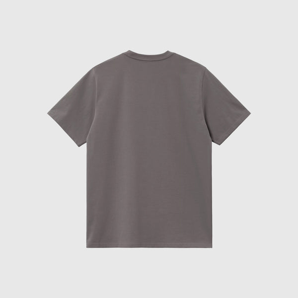 Carhartt WIP SS American Script Tee - Porphyry - Back