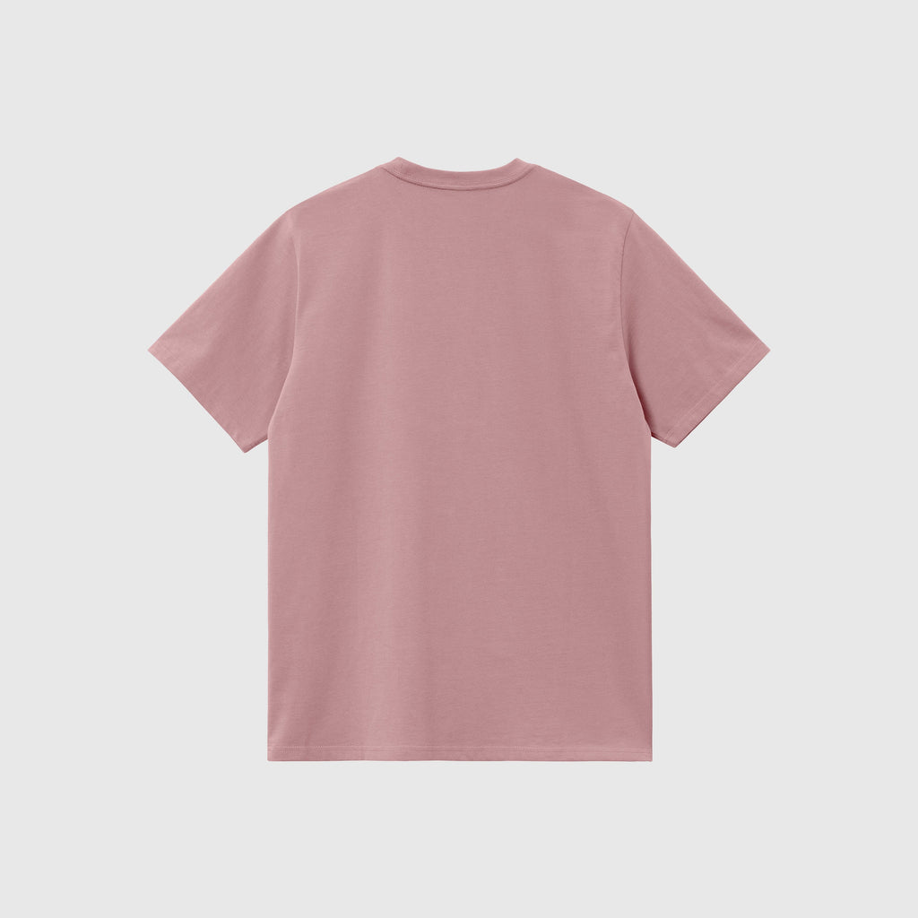 Carhartt WIP SS Chase Tee - Glassy Pink - Back