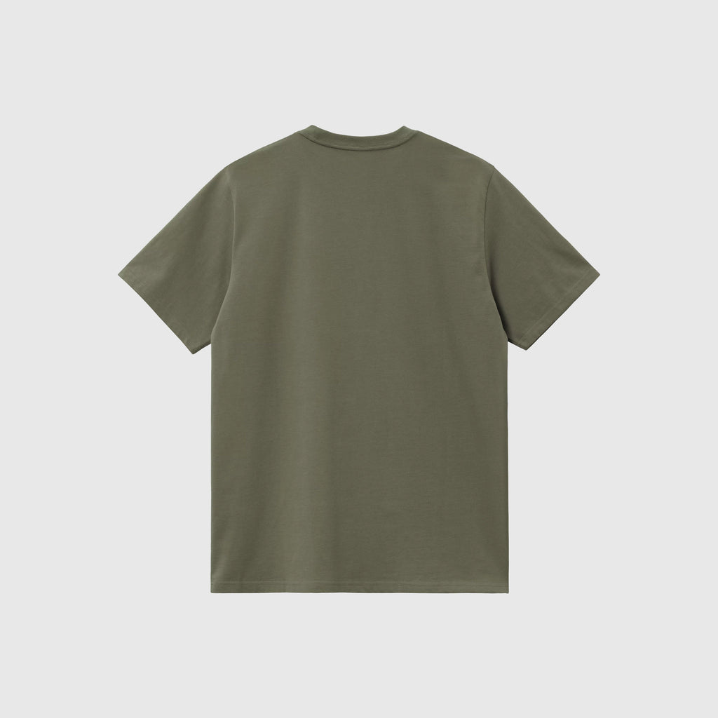 Carhartt WIP SS Chase Tee - Leaf / Gold - Back