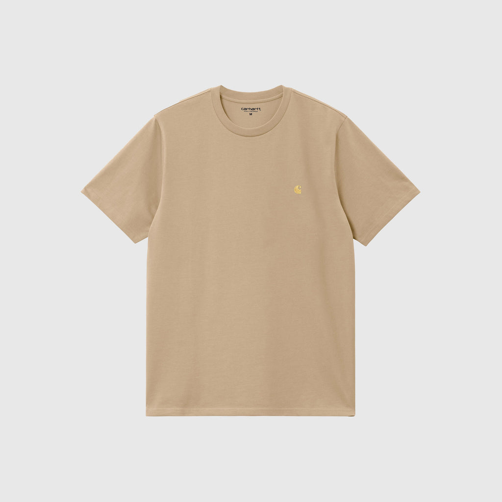 Carhartt WIP SS Chase Tee - Sable - Front