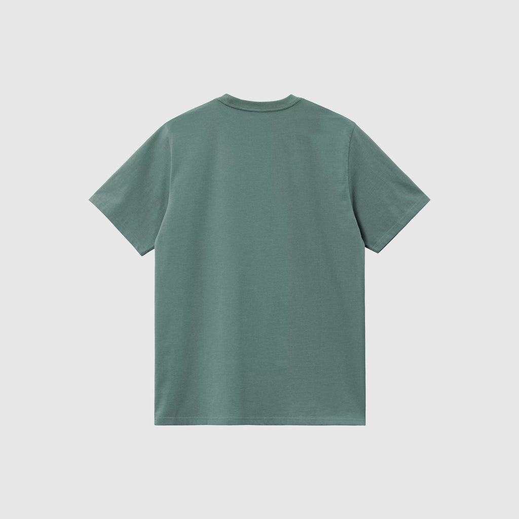 Carhartt WIP SS Chase Tee - Silver Pine / Gold - Back