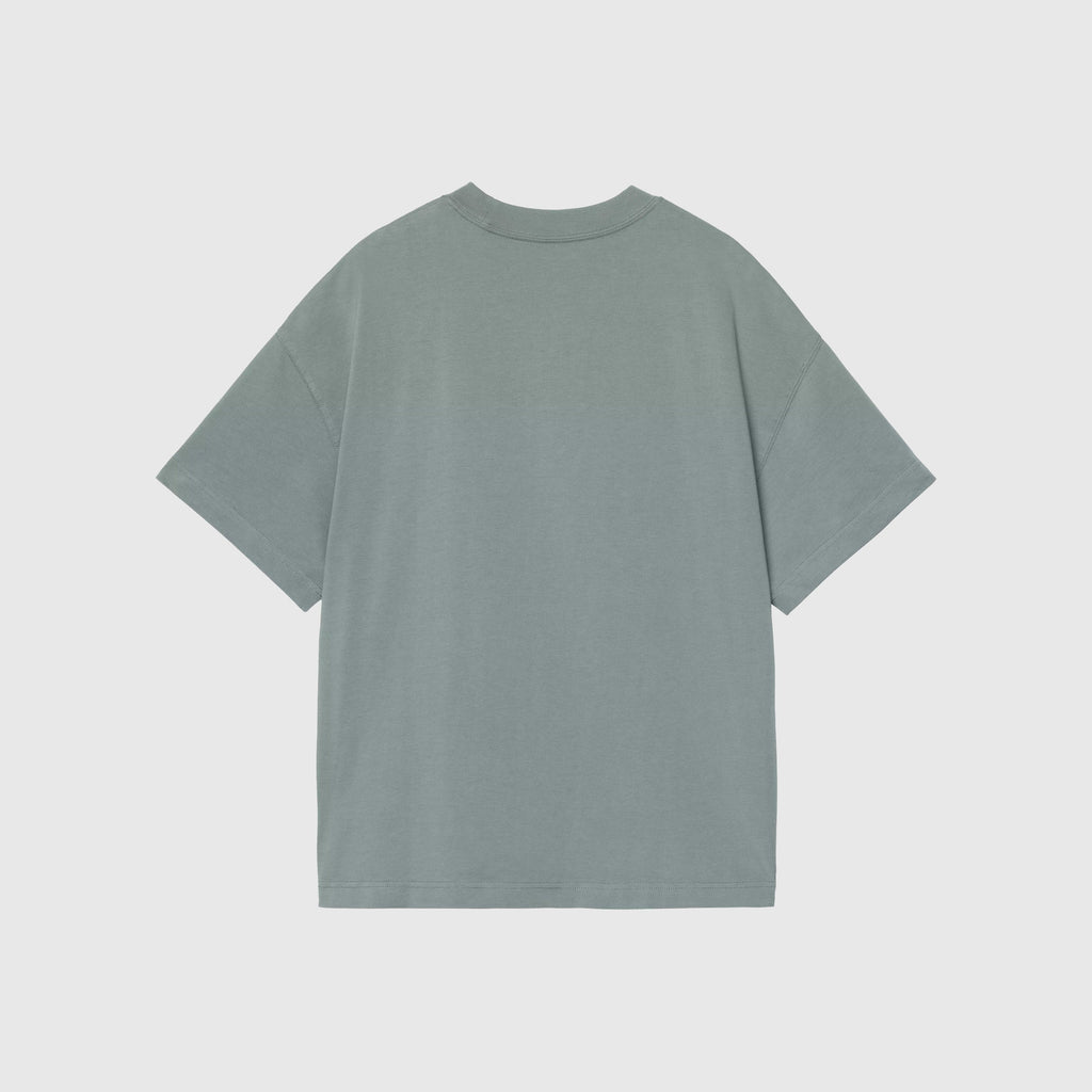 Carhartt WIP SS Link Script T Shirt - Velvet Green / White - Back