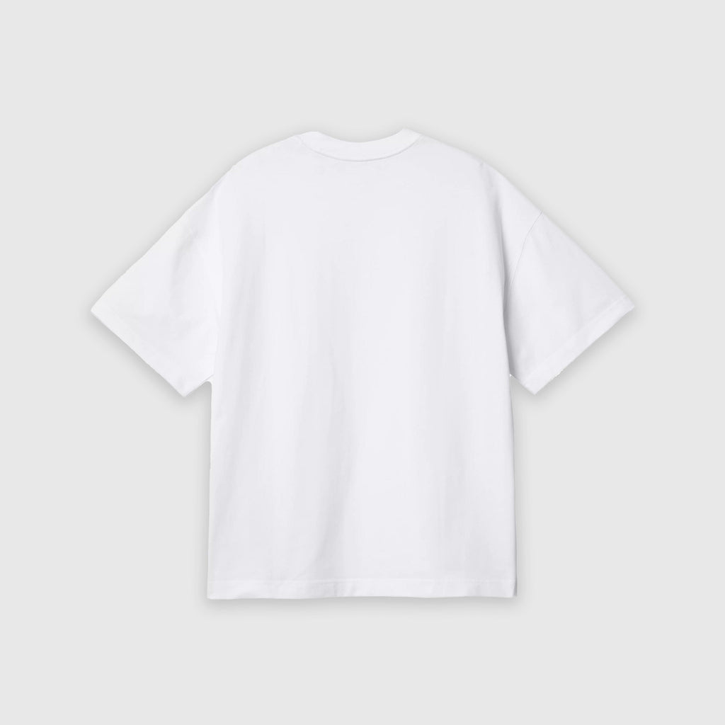 Carhartt WIP SS Link Script T Shirt - White / Black - Back