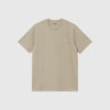 Carhartt WIP SS Script Embroidery Tee - Barchan / White - Front
