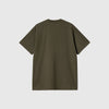 Carhartt WIP SS Script Embroidery Tee - Cypress / White - Back