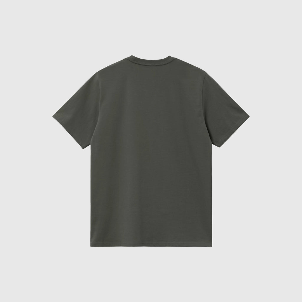 Carhartt WIP SS Script Embroidery Tee - Opuntia / White - Back