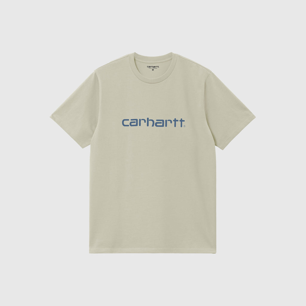 Carhartt WIP SS Scripty Tee - Beryl / Sorrenty - Front