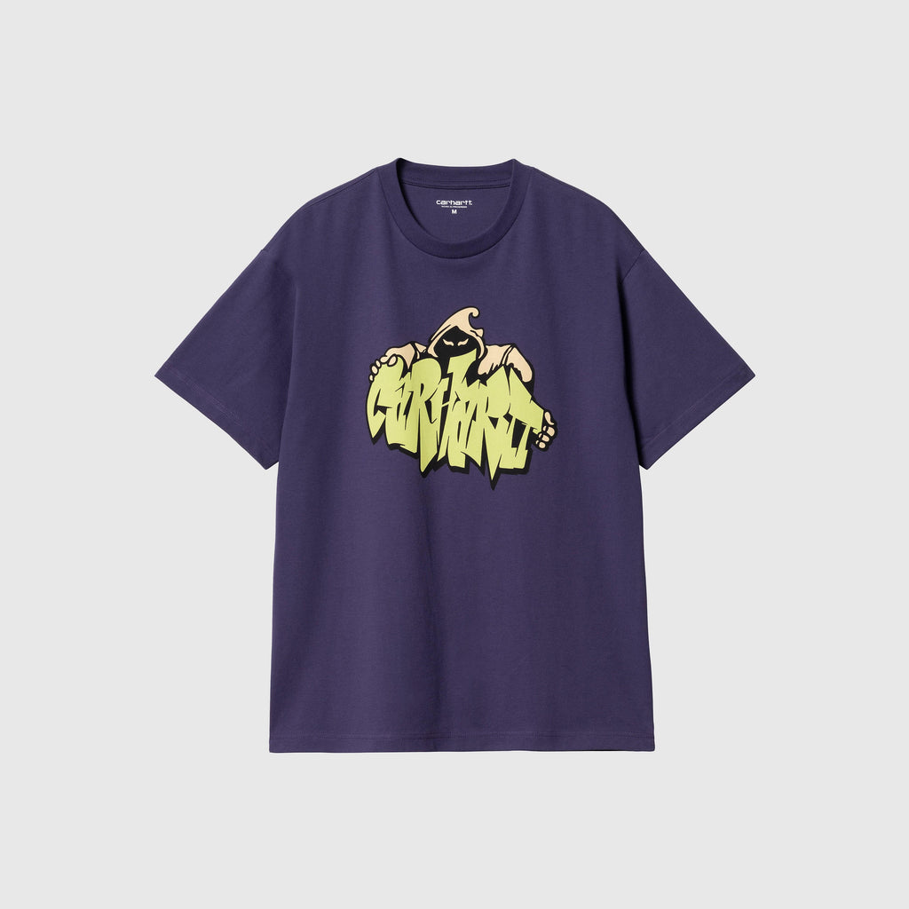 Carhartt WIP SS Yute Tee - Aura - Front