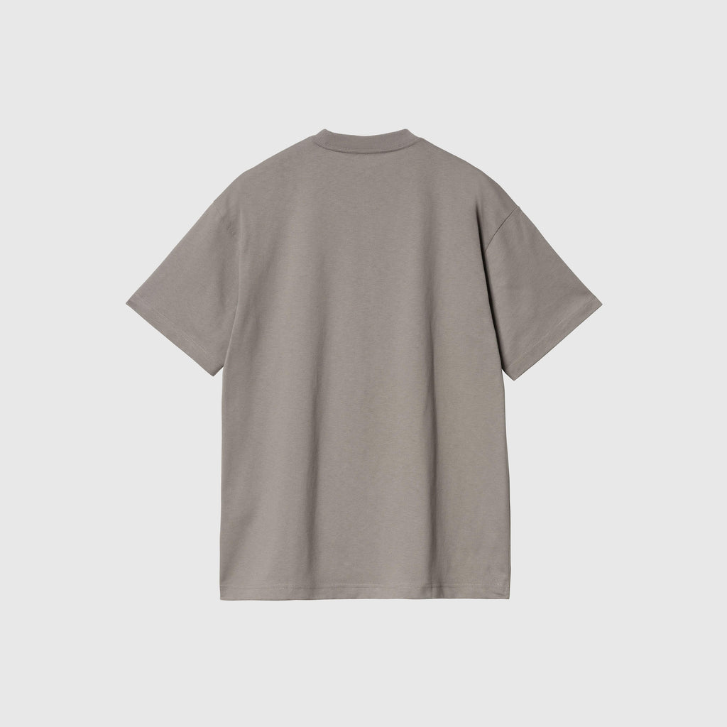 Carhartt WIP SS Yute Tee - Misty Grey - Back