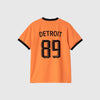 Carhartt WIP S/S 89 Ringer Tee - Pumpkin / Black Heavy Enzyme Wash - Back