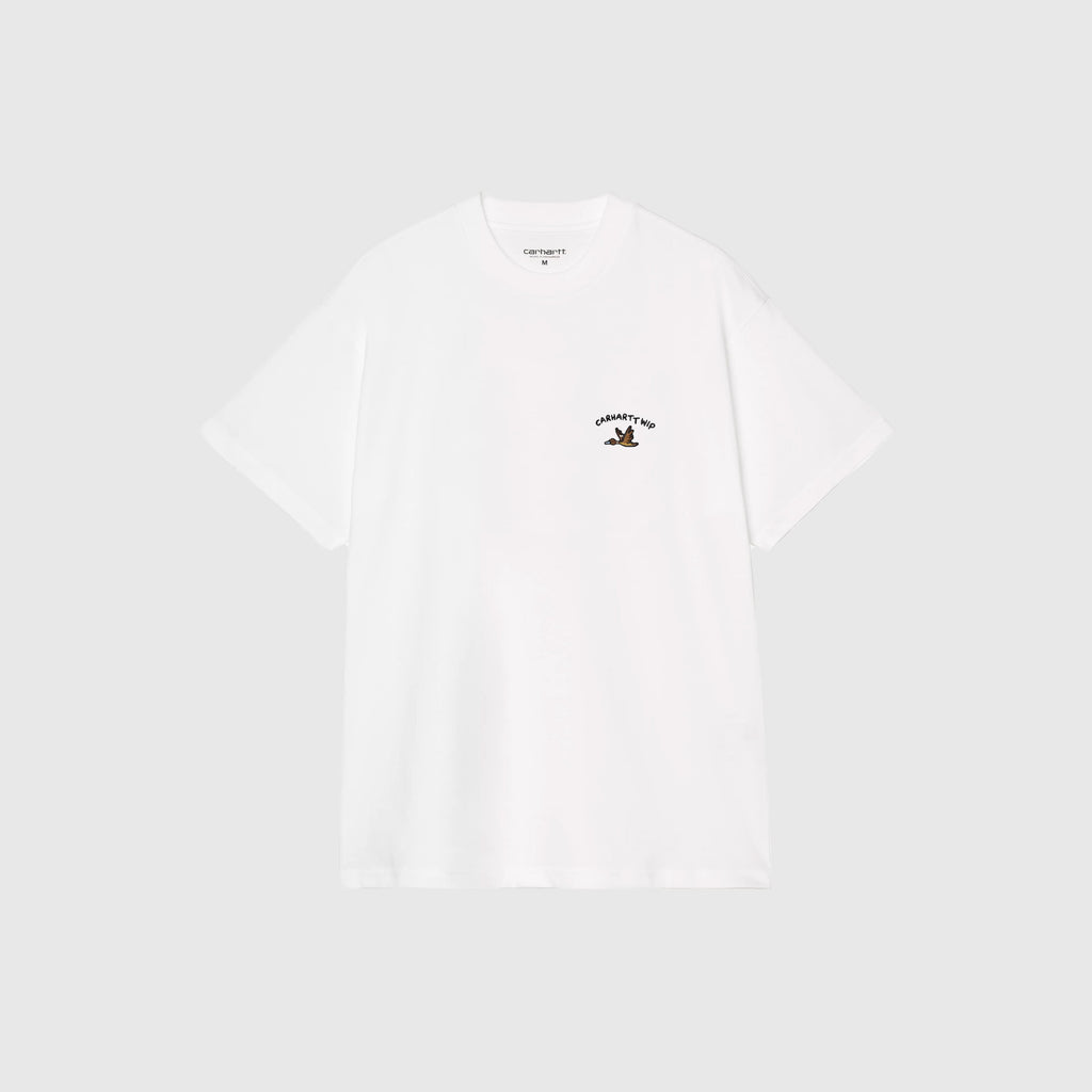 Carhartt WIP S/S Animated Ducks T-Shirt - White - Front