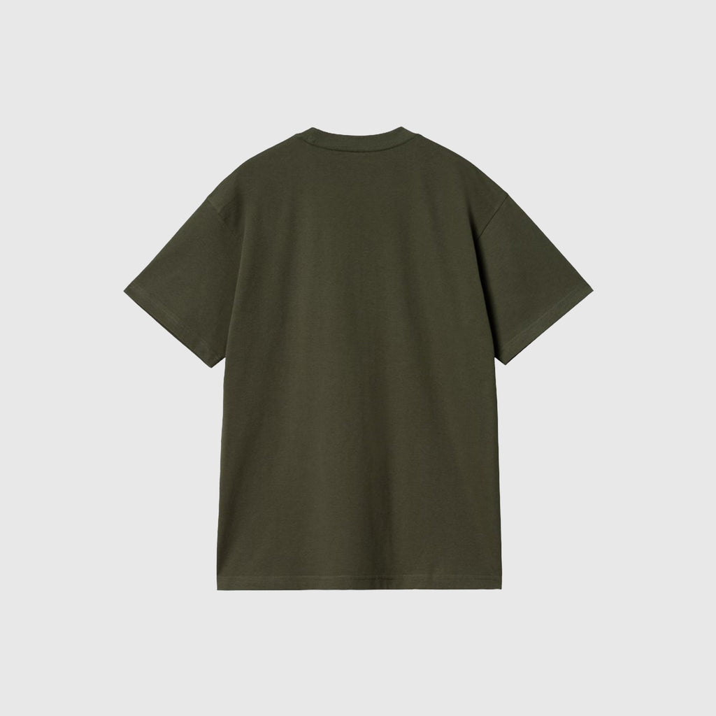 Carhartt WIP S/S Basics Tee - Office Green - Back