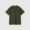 Carhartt WIP S/S Basics Tee - Office Green - Back