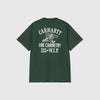 Carhartt WIP S/S Cabinetry T Shirt - Conifer / White - Back