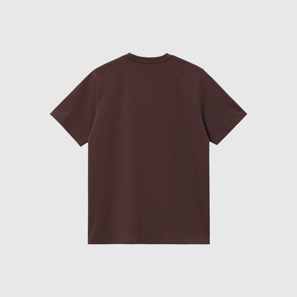 Carhartt WIP S/S Chase T-Shirt - Palisander / Gold - Back