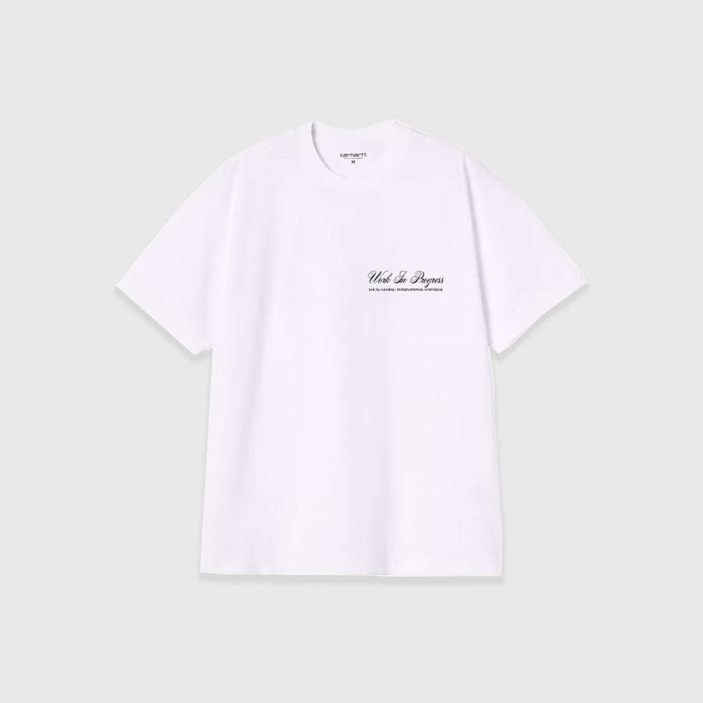 Carhartt WIP S/S Cloud Heart Tee - White - Front